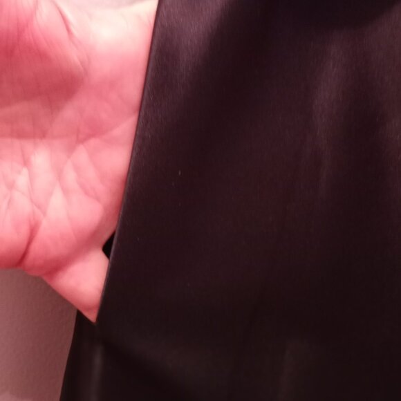 'WHITE HOUSE BLACK MARKET' Halter Dress Size 2 Solid Black - Picture 4 of 13